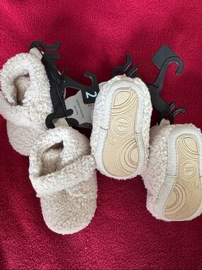 Cozy Cream Sherpa Baby/Toddler Shoes